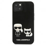 Karl Lagerfeld Karl & Choupette Ikonik Leather Case for iPhone 13 (black) 2