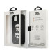 Karl Lagerfeld Karl & Choupette Saffiano Leather Case - дизайнерски кожен кейс за iPhone 13 (черен) 8