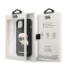 Karl Lagerfeld Head Silicone Case - дизайнерски силиконов кейс за iPhone 13 (черен) 8