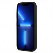 Karl Lagerfeld Head Silicone Case - дизайнерски силиконов кейс за iPhone 13 (черен) 4