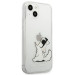 Karl Lagerfeld Choupette Fun Case - дизайнерски кейс с висока защита за iPhone 13 mini (прозрачен) 4