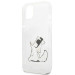 Karl Lagerfeld Choupette Fun Case - дизайнерски кейс с висока защита за iPhone 13 mini (прозрачен) 6