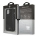 Mercedes-Benz Perforated Area Genuine Leather Hard Case - дизайнерски кожен кейс (естествена кожа) за iPhone 13 mini (черен) 8
