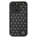 Mercedes-Benz Silver Stars Pattern Silicone Case - дизайнерски силиконов калъф за iPhone 13 Pro (черен) 3