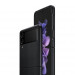 Samsung Aramid Cover Case (EF-XF711SBEGWW) - оригинален качествен тънък матиран кейс за Samsung Galaxy Z Flip 3 (черен) 9