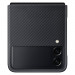 Samsung Aramid Cover Case (EF-XF711SBEGWW) - оригинален качествен тънък матиран кейс за Samsung Galaxy Z Flip 3 (черен) 8