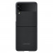 Samsung Aramid Cover Case (EF-XF711SBEGWW) - оригинален качествен тънък матиран кейс за Samsung Galaxy Z Flip 3 (черен) 2