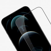 Nillkin CP PRO Ultra Thin Full Coverage Tempered Glass - калено стъклено защитно покритие за дисплея на iPhone 13 mini (черен-прозрачен) 8