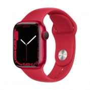 Apple Watch Series 7 GPS, 41mm (PRODUCT)RED Aluminium Case with (PRODUCT)RED Sport Band - умен часовник от Apple