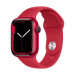 Apple Watch Series 7 GPS, 41mm (PRODUCT)RED Aluminium Case with (PRODUCT)RED Sport Band - умен часовник от Apple 1