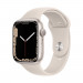 Apple Watch Series 7 GPS, 45mm Starlight Aluminium Case with Starlight Sport Band - умен часовник от Apple 1