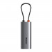 Baseus Steel Cannon USB-A to Ethernet Adapter (CAHUB-AD0G) - адаптер за свързване от USB-A към Ethernet жичен интернет (тъмносив) 6