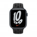 Apple Watch Nike Series 7 GPS, 45mm Midnight Aluminium Case with Anthracite/Black Nike Sport Band - умен часовник от Apple 1