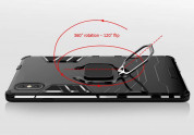Ring Armor Case - хибриден удароустойчив кейс с пръстен против изпускане за Samsung Galaxy А72 (черен) 2