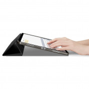 Spigen Liquid Air Folio Case - полиуретанов кейс с поставка за iPad Pro 12.9 M1 (2021) (черен) 5