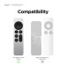 Elago R1 Intelli Case - удароустойчив силиконов калъф за Apple TV Siri Remote (2021) (черен) 4