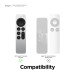 Elago R2 Slim Case - удароустойчив силиконов калъф за Apple TV Siri Remote (2021) (черен) 8