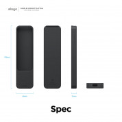 Elago R2 Slim Case - удароустойчив силиконов калъф за Apple TV Siri Remote (2021) (черен) 8