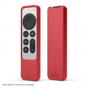 Elago R2 Slim Case - удароустойчив силиконов калъф за Apple TV Siri Remote (2021) (червен) 8