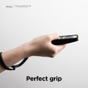 Elago R5 AirTag Case - удароустойчив силиконов калъф за Apple TV Siri Remote (2021) (черен) 4