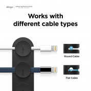 Elago Magnet Cable Management Buttons - магнитен органайзер за кабели (черен) 6