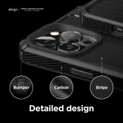Elago Armor Case - удароустойчив силиконов (TPU) калъф за iPhone 13 Pro Max (черен) 3