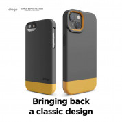 Elago Glide Case for iPhone 13 (dark gray-yellow) 7