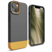 Elago Glide Case for iPhone 13 (dark gray-yellow)