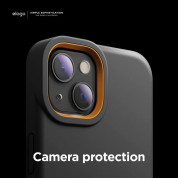 Elago Glide Case for iPhone 13 (dark gray-yellow) 6