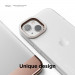 Elago Glide Case - удароустойчив силиконов (TPU) калъф за iPhone 13 (мат-розово злато) 3
