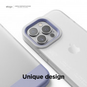 Elago Glide Case - удароустойчив силиконов (TPU) калъф за iPhone 13 Pro (мат-лилав) 2