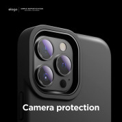 Elago Glide Case - удароустойчив силиконов (TPU) калъф за iPhone 13 Pro Max (тъмносив-черен) 5