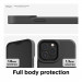 Elago Glide Case - удароустойчив силиконов (TPU) калъф за iPhone 13 Pro Max (тъмносив-черен) 3
