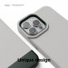 Elago Glide Case - удароустойчив силиконов (TPU) калъф за iPhone 13 Pro Max (сив-зелен) 3