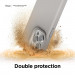 Elago Glide Case - удароустойчив силиконов (TPU) калъф за iPhone 13 Pro Max (сив-бял) 5