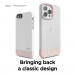 Elago Glide Case - удароустойчив силиконов (TPU) калъф за iPhone 13 Pro Max (мат-розов) 8