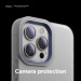 Elago Glide Case - удароустойчив силиконов (TPU) калъф за iPhone 13 Pro Max (мат-лилав) 7