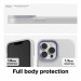 Elago Glide Case - удароустойчив силиконов (TPU) калъф за iPhone 13 Pro Max (мат-лилав) 4