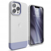 Elago Glide Case - удароустойчив силиконов (TPU) калъф за iPhone 13 Pro Max (мат-лилав)