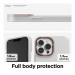 Elago Glide Case - удароустойчив силиконов (TPU) калъф за iPhone 13 Pro Max (мат-розово злато) 4