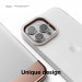 Elago Glide Case - удароустойчив силиконов (TPU) калъф за iPhone 13 Pro Max (мат-розово злато) 3