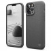Elago Pebble Case - удароустойчив силиконов (TPU) калъф за iPhone 13 Pro Max (тъмносив) 1