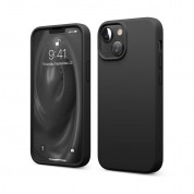 Elago Soft Silicone Case - силиконов (TPU) калъф за iPhone 13 mini (черен)