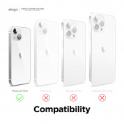 Elago Soft Silicone Case - силиконов (TPU) калъф за iPhone 13 mini (розов) 5