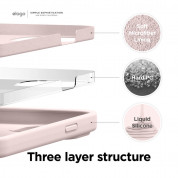 Elago Soft Silicone Case - силиконов (TPU) калъф за iPhone 13 mini (розов) 3