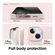 Elago Soft Silicone Case - силиконов (TPU) калъф за iPhone 13 mini (розов) 4