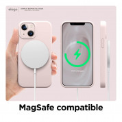 Elago Soft Silicone Case - силиконов (TPU) калъф за iPhone 13 mini (розов) 7