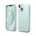 Elago Soft Silicone Case - силиконов (TPU) калъф за iPhone 13 mini (зелен) 1