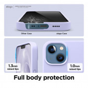 Elago Soft Silicone Case - силиконов (TPU) калъф за iPhone 13 mini (лилав) 4