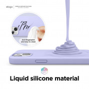 Elago Soft Silicone Case - силиконов (TPU) калъф за iPhone 13 mini (лилав) 2